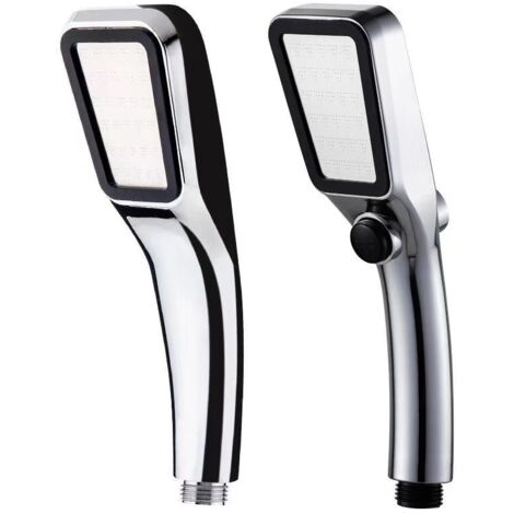 Pommeau De Douche Pluie Carré 35,5 Cm – Acier Inoxydable Haute Pression, Rotatif 360°, Économe En Eau, Auto-nettoyant, Effet Cascade Luxueux