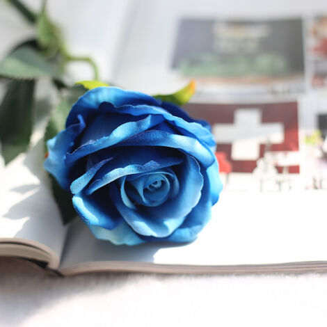 Kit Bouquet De Fleurs à Construire – 691 Pièces, 8 Fleurs Artificielles Botaniques + Vase Bleu, Idéal Cadeau Saint-Valentin, Anniversaire Ou Fête Des Mères Pour Amoureuses Des Plantes