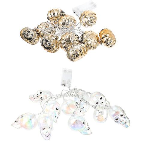 VINGVO Fantômes Guirlandes Lumineuses Fantômes D'Halloween Guirlandes