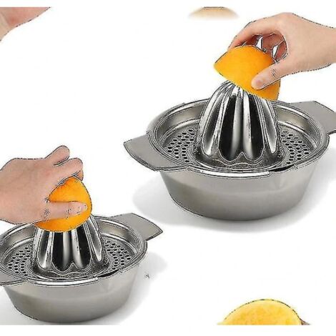 Presse Agrumes Manuel Cuivre Antique - Extracteur Jus Citron Orange En Acier Inoxydable
