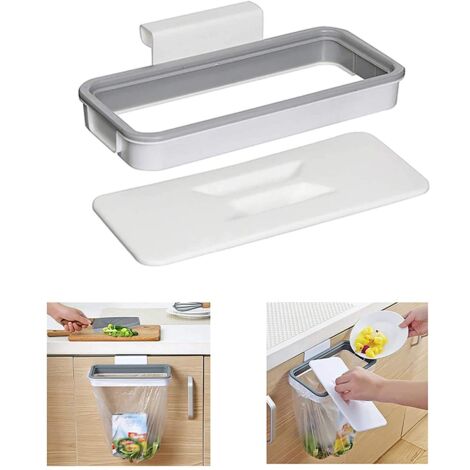 Lot 8 Distributeurs Sacs Poubelle Muraux - Support Armoire Cuisine Garage