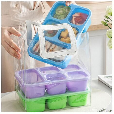 KAHEIGN 25 Boîtes Repas Plastique 1000ml - Étanches, Micro-ondables, Sans BPA - Parfait Pour Meal Prep & Conservation
