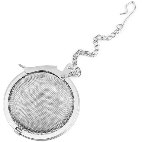 Lot De 2 Boules à Thé En Acier Inoxydable 5,3 Cm - Filtre à Thé En Vrac Parfait Avec Crochet