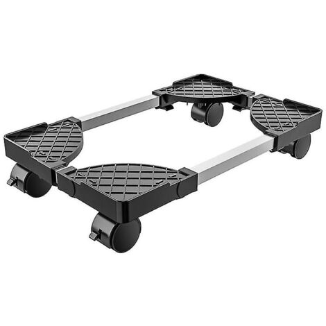 Support Mobile Pour Tour PC Avec Roulettes Verrouillables - Largeur Réglable 20-26 Cm - Acier, Ventilation Perforée