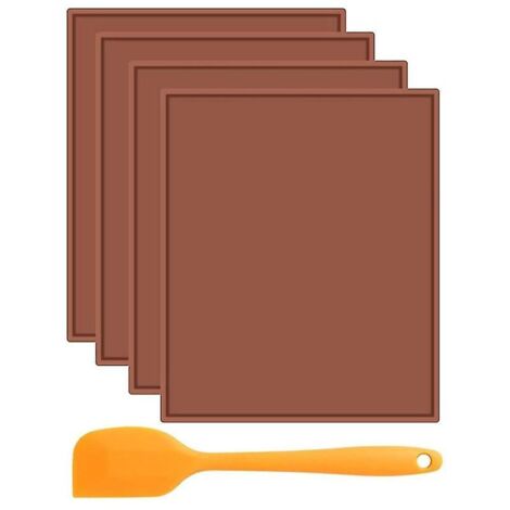 Lot De 8 Feuilles En Silicone Pour Déshydrateur - Réutilisables, Épaisses Et Antiadhésives - Pour Séchoir à Fruits/Légumes - Compatible Four Et Lave-Vaisselle
