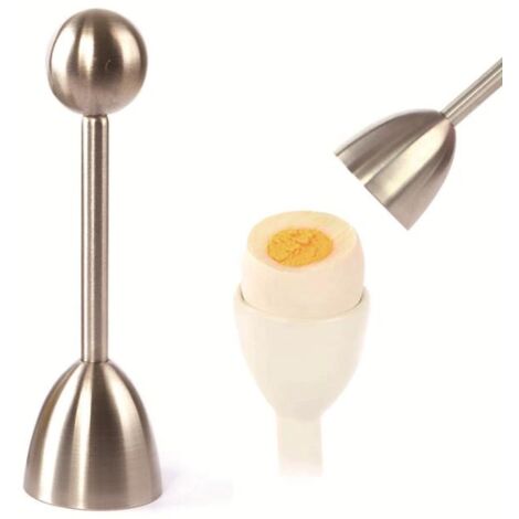 Ouvre Oeuf S Durs Ensemble De Coupe-u0153uf En Acier Inoxydable Avec Cuillères Et Coquetiers, Cracker Topper Set Support De Séparateur D' Oeufs Durs Mous Comprend 2 Casse Coquille Oeuf Dur Coupe Oeuf - 7