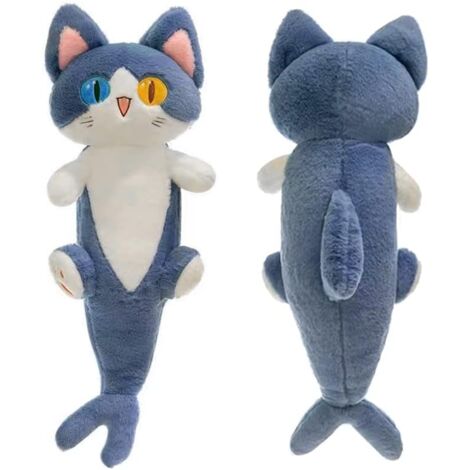 Peluche Requin 2 Pièces - 30 Cm, Doux, Bleu Et Rose, Cadeau Enfant - 5