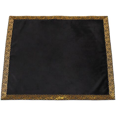 BLESSUME Nappe Et Sac De Rangement Pour Cartes De Tarot – Tissu Wicca 71x71cm, Velours, Idéal Pour Cartes, Cristaux Et Bijoux