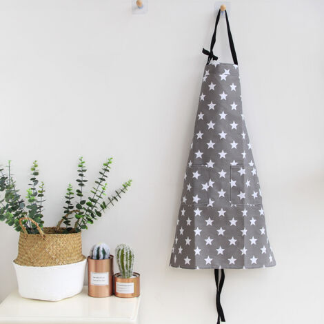 Tablier De Cuisine Unisexe En Toile De Coton Robuste – Tablier BBQ Avec Poches XXL, Bretelles Réglables Et Boucles Anti-Écouteurs – Idéal Hommes & Femmes