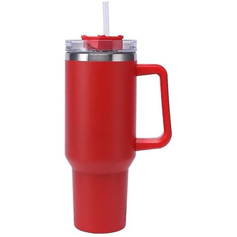 Lot De 8 Gobelets Acier Inoxydable 30 Oz Avec Poignée Et Couvercle - Isothermes