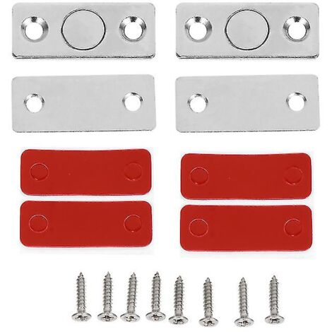 Lot De 4 Loquets Magnétiques Pour Portes Et Tiroirs Pour