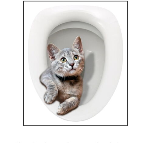 Autocollant Décoratif Pour Toilette - Motif Fleurs En PVC, Auto-adhésif, Facile à Poser, Neuf