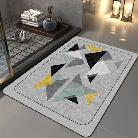 Tapis de bain en boue de diatomée absorbant - GAZECHIMP - Vert Tapis de bain en boue de diatomée absorbant - GAZECHIMP - Vert