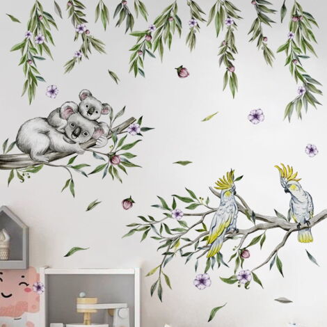 Lot De 4 Feuilles D'autocollants Muraux Mignons Pour Poubelle à Roulettes - Déco Intérieur/extérieur