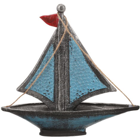 Modèle de voilier en métal, décoration nautique pour salon et table