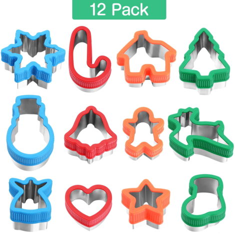 Lot De 12 Emporte-pièces Circulaires Creux – Acier Inoxydable – Pour Pâtisserie – Neuf – Salbsever