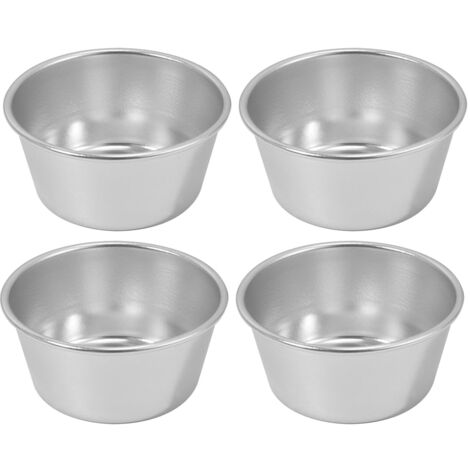 Lot De 8 Moules à Muffins Anglais En Acier Inoxydable Antiadhésifs