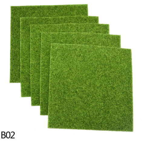 FOMIYES Poudre De Flocage Vert – Gazon Artificiel – Modélisme Ferroviaire – Kit 4 Paquets – Stimule Créativité – Loisir DIY – Réalisme