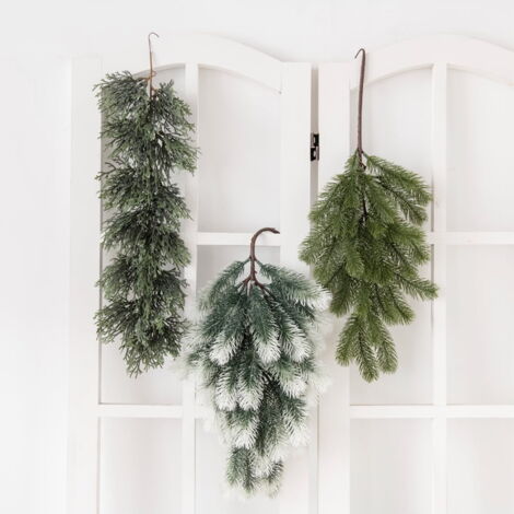 Jaune - Plantes Artificielles De Vigne, Feuilles De Lierre Suspendues