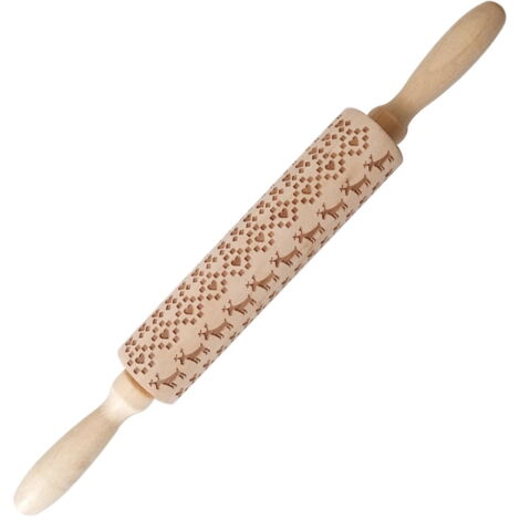 Petit Rouleau à Pâtisserie Manuel En Forme De T, Outil De Cuisine, Pâte à Pizza En Bois Durable