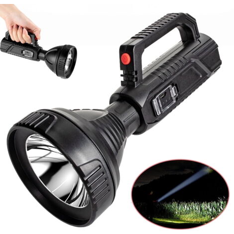 Birnetek® 2 Pièces Lampe Torche Rechargeable, Ultra Puissante Lampe de