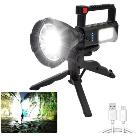Lampe de poche LED haute puissance - 4 modes d'éclairage polyvalents