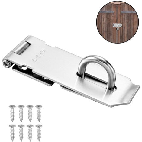 Loquet Porte, Verrou à Bascule En Acier Inoxydable Porte Coulissante
