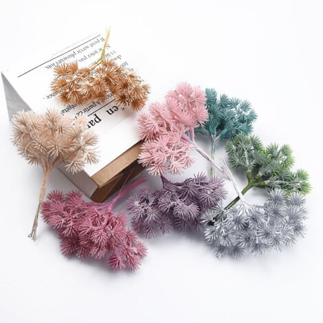 400 Mini Pompons à Paillettes De Noël - Vert, Blanc, Jaune, Rouge - 15mm - Pour Décoration, Loisirs Créatifs, Cadeaux - 3