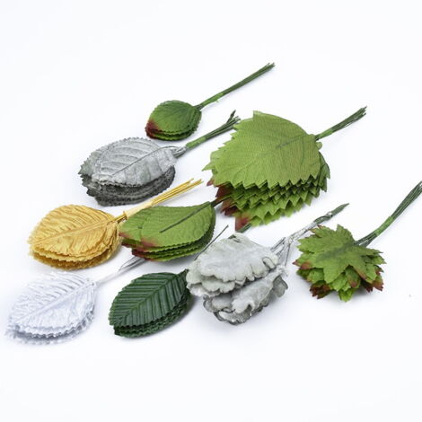 PLANTES VERTES ARTIFICIELLES Plastique Fausse Fausses Feuilles De