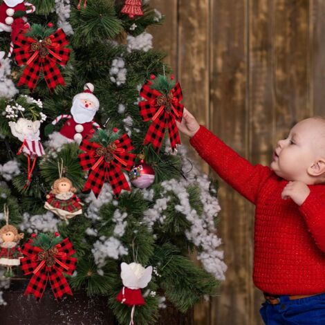 ZAYMDO Ruban de Noël en maille métallique de 9,4 m pour couronne de sapin de Noël, ruban de Noël en maille métallique pour bricolage, emballage de