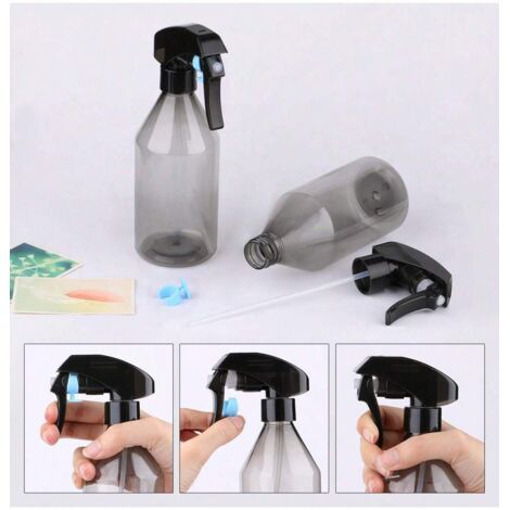 YeahBoom Lot De 2 Flacons Pulvérisateurs 500ml Pour Plantes Et Jardin - Noir Et Vert