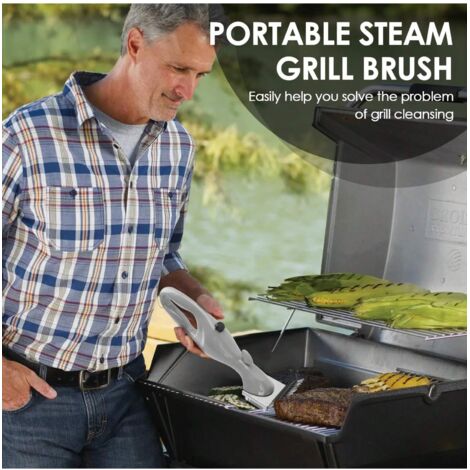 Brosse De Gril à Vapeur Puissante Pour Barbecue - Nettoyage En Profondeur Portable En Acier Inoxydable Pour Fonte Et Grils