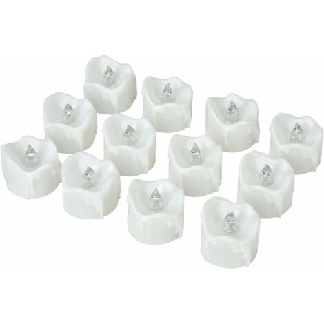 Bougies LED Halloween – Lot De 6 – Sans Flamme, Piles Incluses – Diamètre 3,5 Cm – Pour Décoration Intérieure Et Extérieure