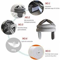 Casque Anti-chute Seniors Ajustable Casque Protection Personnes Âgées WANGXN - Anti-Chute Éponge Respirante - Ajustable Sécurité Tête Chapeau Sécurité Senior