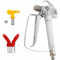 Pistolet À Peinture Réversible En Acier Tungstène Sans Air Utile