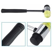 Marteau En Plastique Pour Guitare – Tête Laiton Et Tête Plastique UHMW – Outil Pour Poser Les Frettes Sur Guitare, Basse, Ukulélé - 3