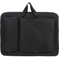 Sac De Rangement PVC Imperméable 80x65 Cm Avec Poignée Et Poche - Protection Pour Dessins Et Affiches