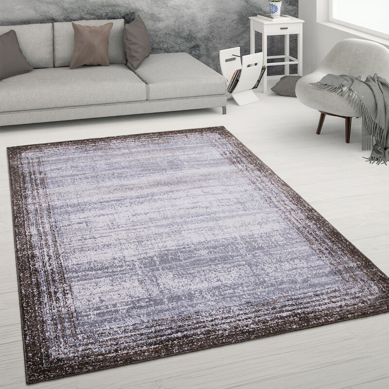 Ahlsen Tapis de décoration Tapis de Zone Lavables Rond Duveteux