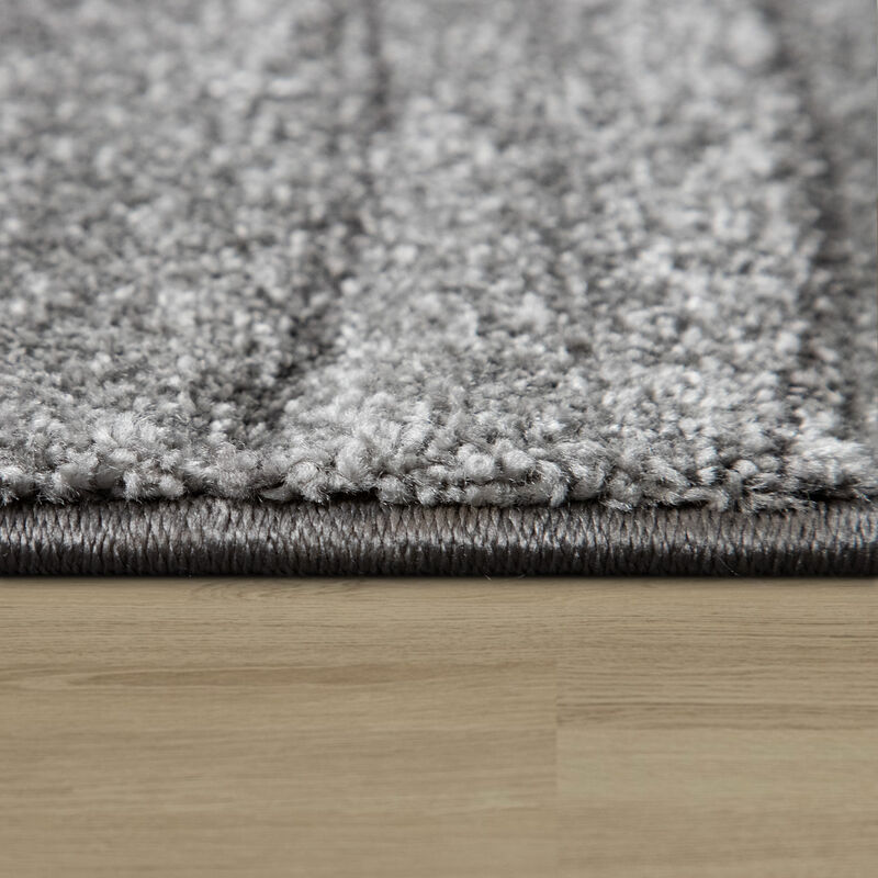 Paco Home Tapis de salle de bain, shaggy, antidérapant, moelleux, lavable, motif uni, dimensions : 60 x 100 cm, couleur : anthracite