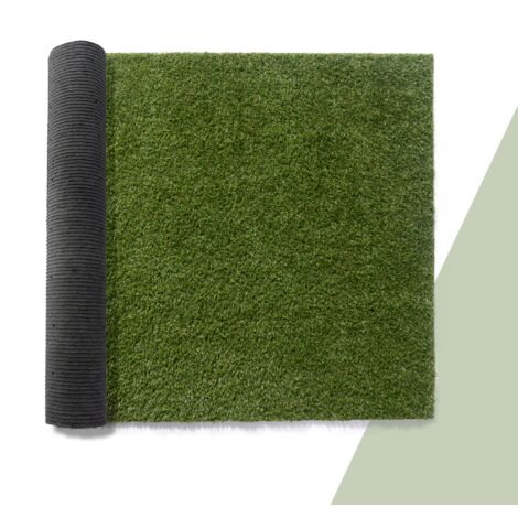 Paco Home Gazon Synthétique Balcon Terrasse Jardin Tapis Gazon Lavable Naturel Doux Vert 200x200cm, 14mm (1/5)