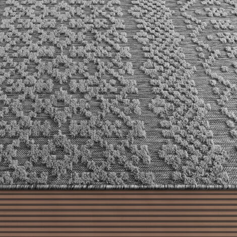 Paco Home Tapis D'Extérieur Résistant Aux Intempéries Balcon Salon