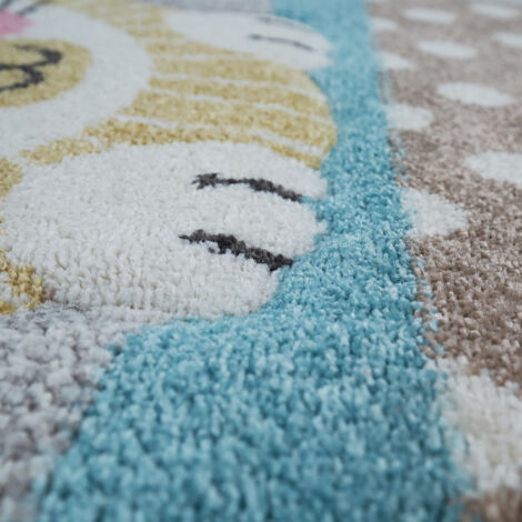 Tapis de Jeu Circuit de Voiture Rose