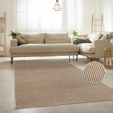Paco Home – Tapis intérieur et extérieur 80x150 cm – Monochrome structuré en polypropylène – Résistant aux intempéries – Certifié STANDARD 100 by OEKO-TEX® (1/5)