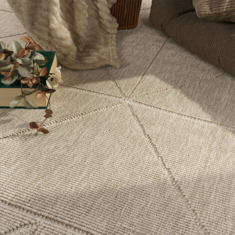 Paco Home Tapis Exterieur Terrasse Salon Cuisine Motif Scandinave Motif Geometrique Moderne Motif Ethnique Motif Losange, Dimension:160x220 cm, Couleur:Anthracite