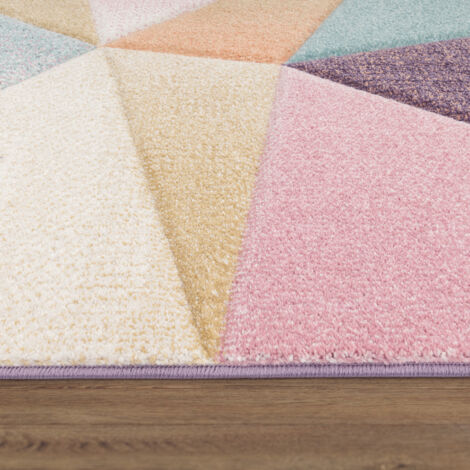 Paco Home Tapis Enfant Moderne Pastel Chambre Animaux 3D Paco Home Tapis Enfant Moderne Pastel Chambre Animaux 3D