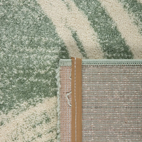 Paco Home Tapis Poils Ras Moderne Losanges Motif Gris Bleu 80x150 Cm