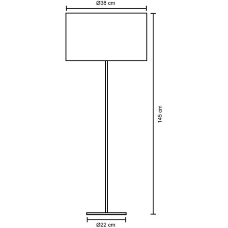 Lampe à LED 12V sur pied (4600Lm) Orium