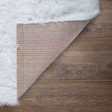Tapis à Poils Longs RugVista Corinna 140x200 Cm - Blanc/Multicolore, Doux, Certifié OEKO-TEX, Pour Chambre Enfant