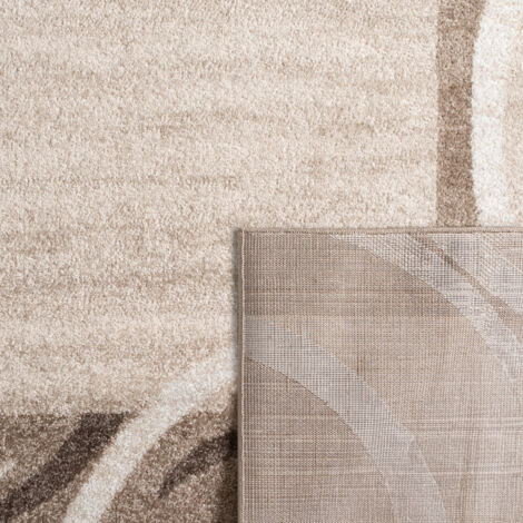 Paco Home Tapis de Salon Moderne Avec Bordure Tapis De Marque Moucheté Marron Noir Beige 60x100 cm