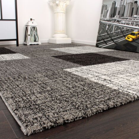 Carpet City Tapis à Poils Courts - Gris - 80 X 150 Cm - Tapis